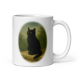 Black Cat Mug: Vintage Cat Lover Tea Cup