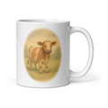 Cow Mug: Vintage Farm Animal Illustration Country Tea Cup