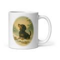 Dachshund Christmas Mug: Vintage Winter Dog Tea Cup