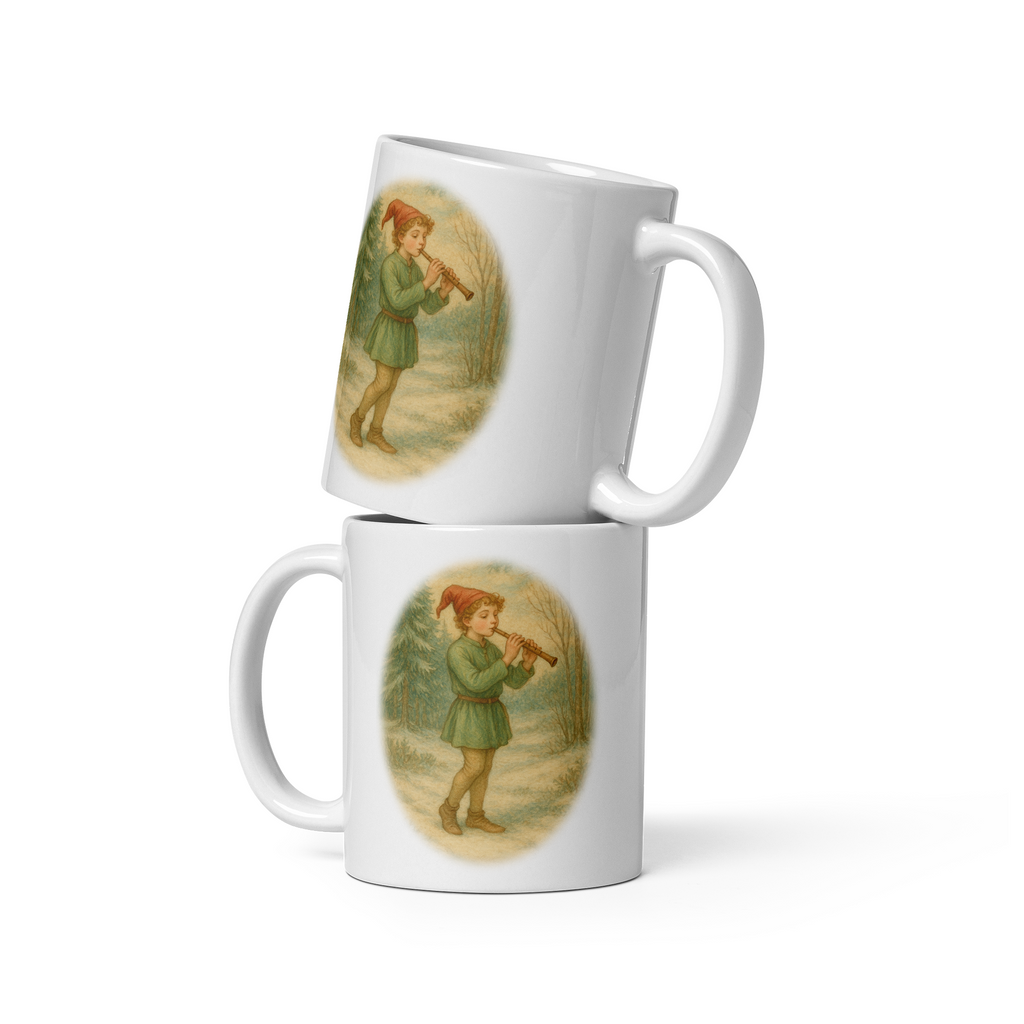 Piper Piping Mug: Vintage 12 Days of Christmas Festive Tea Cup