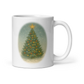 Christmas Tree Coffee Mug: Vintage Holiday Tea Cup