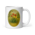 Tulips Mug: Vintage Spring Flowers Botanical Tea Cup